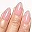 Imtiti Jelly Gel Polish, 15ML Sheer Nude Pink Jelly Gel Nail Polish Translucent Spring Summer Nail Gel Polish LED UV Gel Nail Polish for Nail Art DIY Manicure