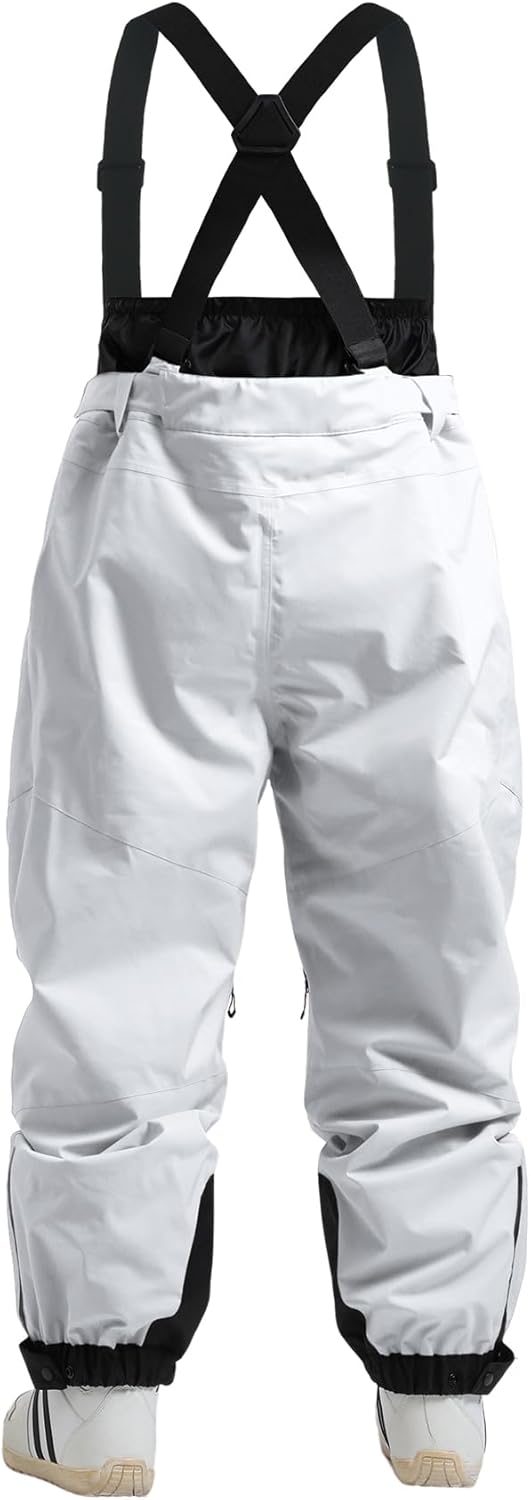 GSOU SNOW Men Snow Bibs Women Baggy Ski Pants Snowboard Overall Insulated Waterproof Windproof Warm Winter - Image 4
