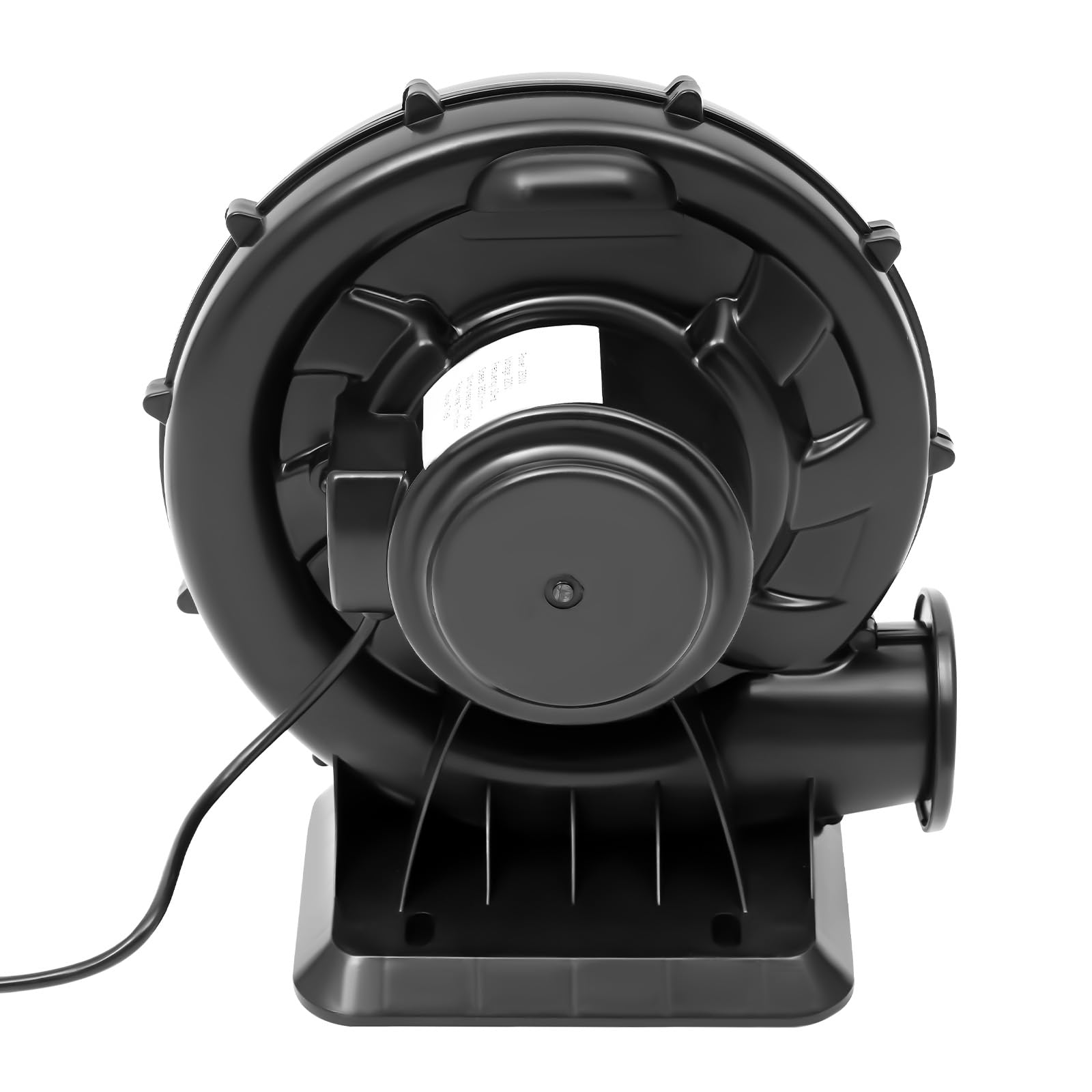 Luftgebläse Radialventilator 250W Radlüfter 420m3/h 1100Pa Abluftgebläse Industrie Lüfter Gebläse Ventilator Radialgebläse für Werbemodelle, aufblasbare Kinderspielmodelle Schwarz