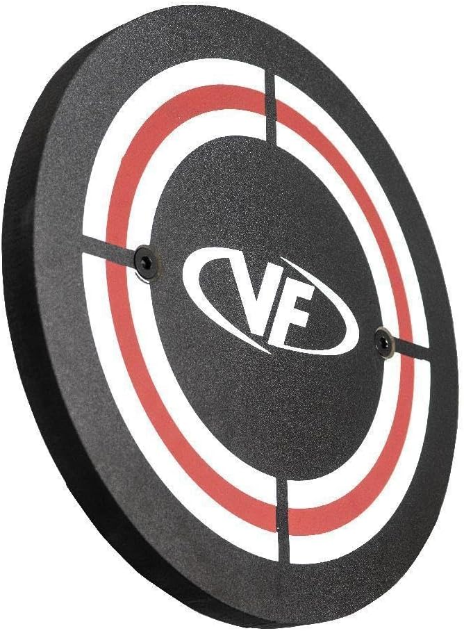 Valor Fitness Wall Ball Target for Power Rigs – 14" Board with Steel Bracket, Dartboard Style Design for Cross Training, Squat and Throw Conditioning, Home or Light Commercial Gym Use