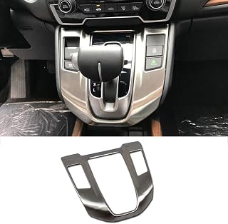 Beautost Fit for Honda 2017 2018 2019 2020 2021 2022 CR-V CRV Gear Shift Knob Console Panel Cover Trim Stainless Steel (Silver)