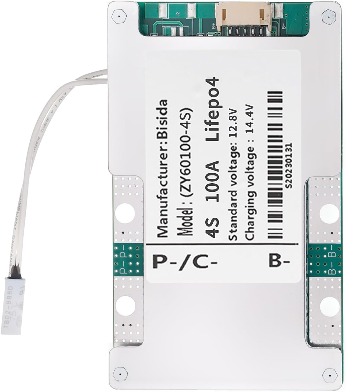 4S 14.6V / 8S 24V 100A BMS LiFePO4 Battery Balance Charge Protection Board