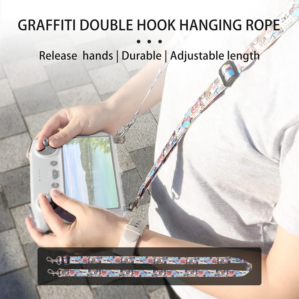 Attaching lanyard to remote controller