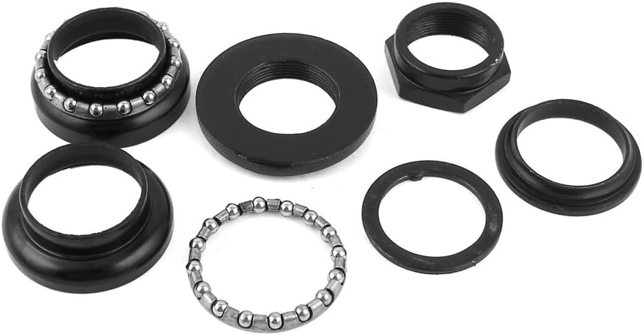 sourcing map Replacement Bicycle Head Parts 1inch Inside Diameter 8 in 1, Silver