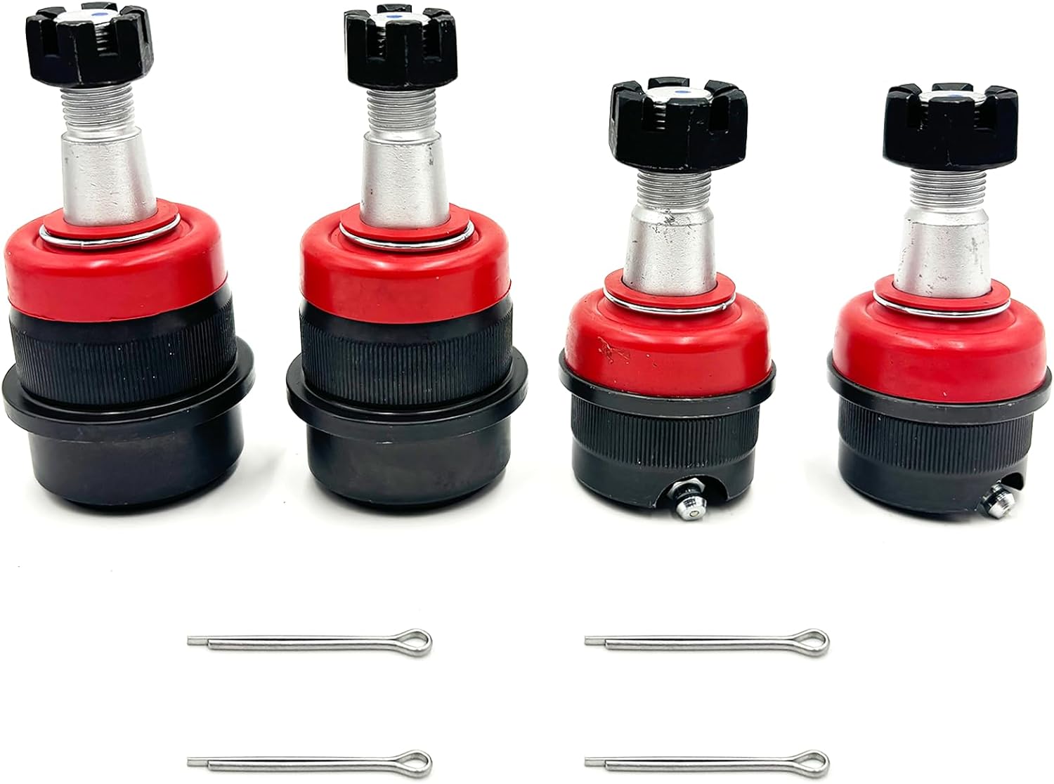 10626 Upper Lower Ball Joint Front 4 Pcs Automotive Replacement For 2007-2017 Jeep Wrangler 2018 Wrangler JK Dana 30 44 axles K3134 K3185