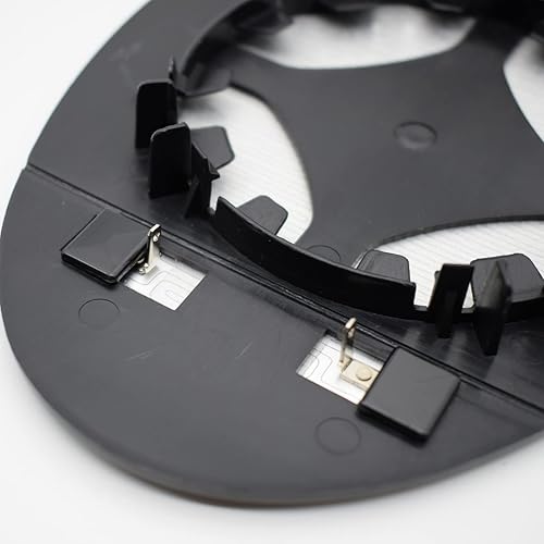 Miniatura 5 de AUTOXBERT Espejo de repuesto de vidrio para pasajero espejo lateral derecho calefactado con placa trasera para Mini Cooper 2007 2008 2009 2010 2011