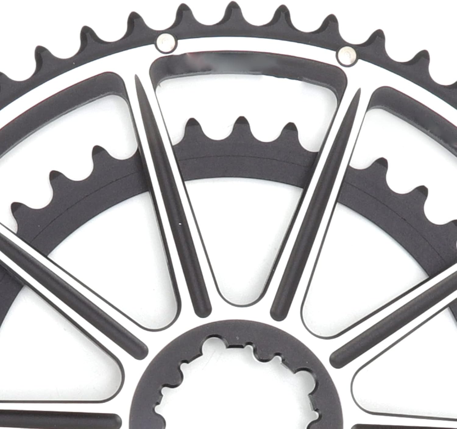 ダブルチェーンリング狭い広い歯ディスクチェーンホイール、マウンテンロード用53T 39Tチェーンリング、人間工学に基づいた構造を備え