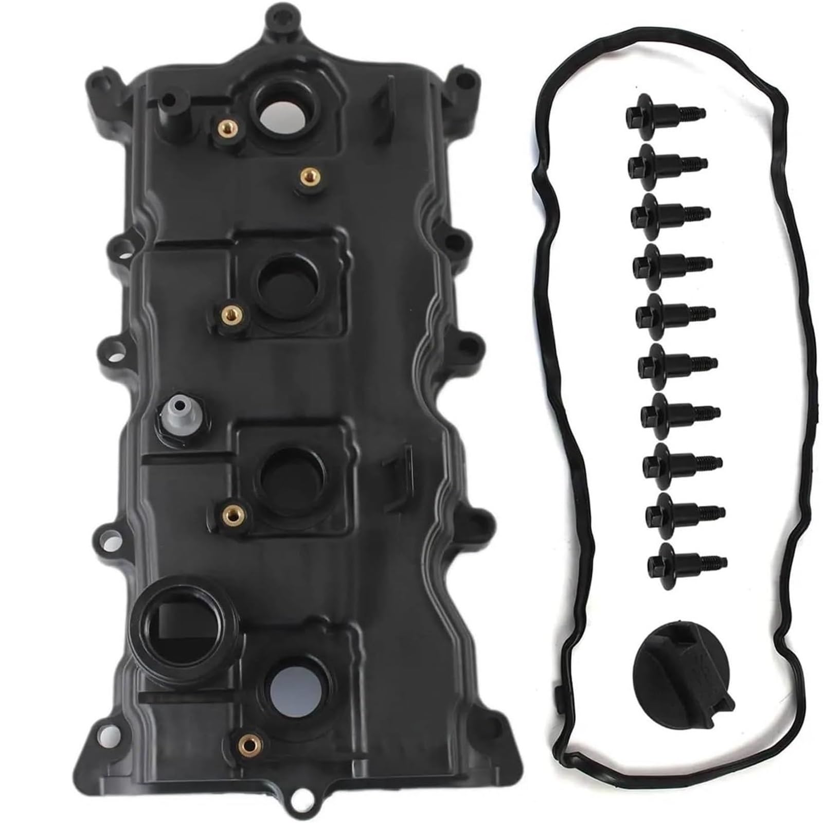 Bouchons de Valve de Pneu Couvercle de soupape avec Joint pour Nissan Altima Sentra SE-R L4 2.5L 2007-2013