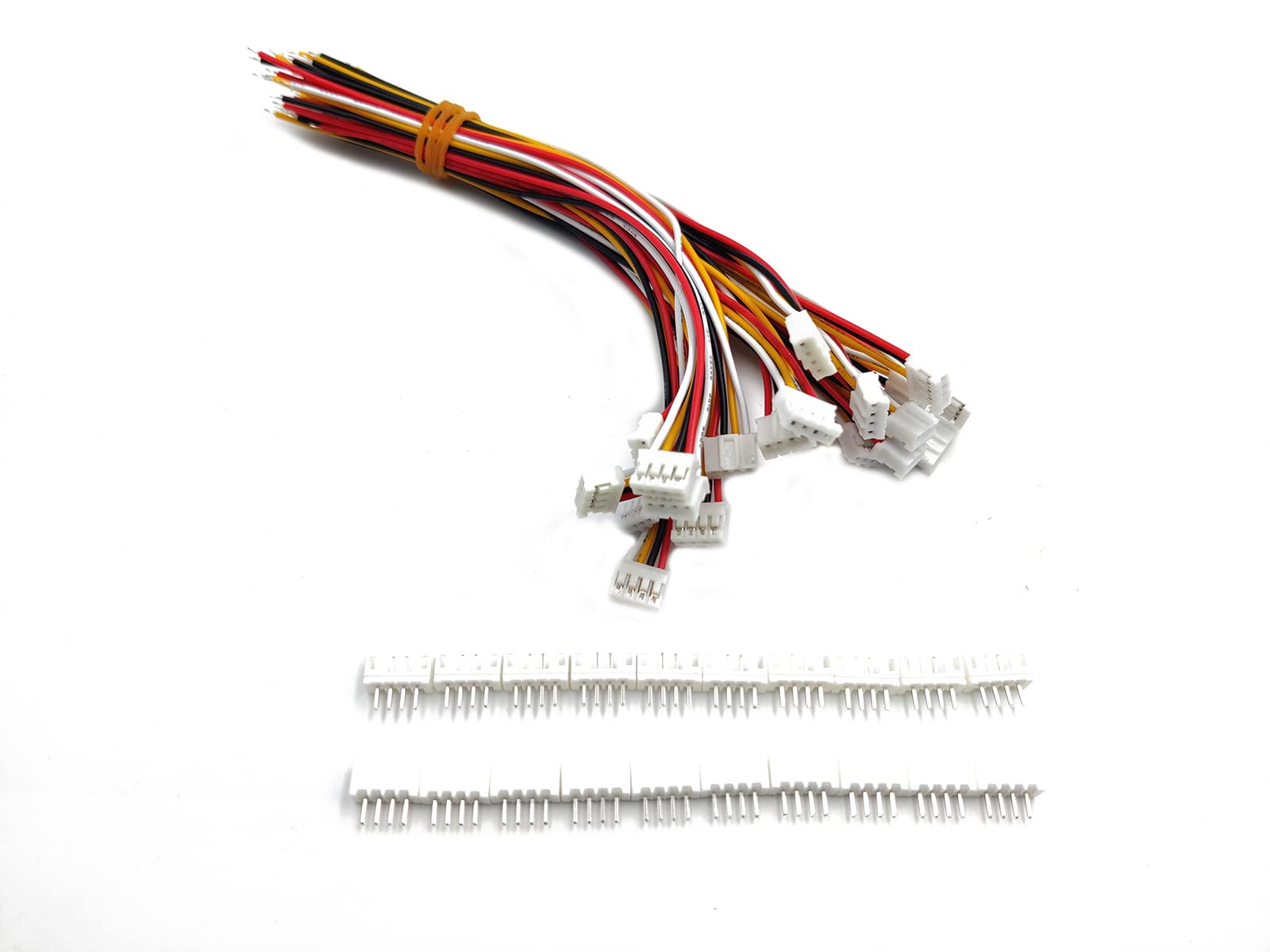 Winwill Lot 20 Mini Connecteurs Mâles Micro JST 2.0 PH 4 Broches Avec Câble 150mm Et Femelles