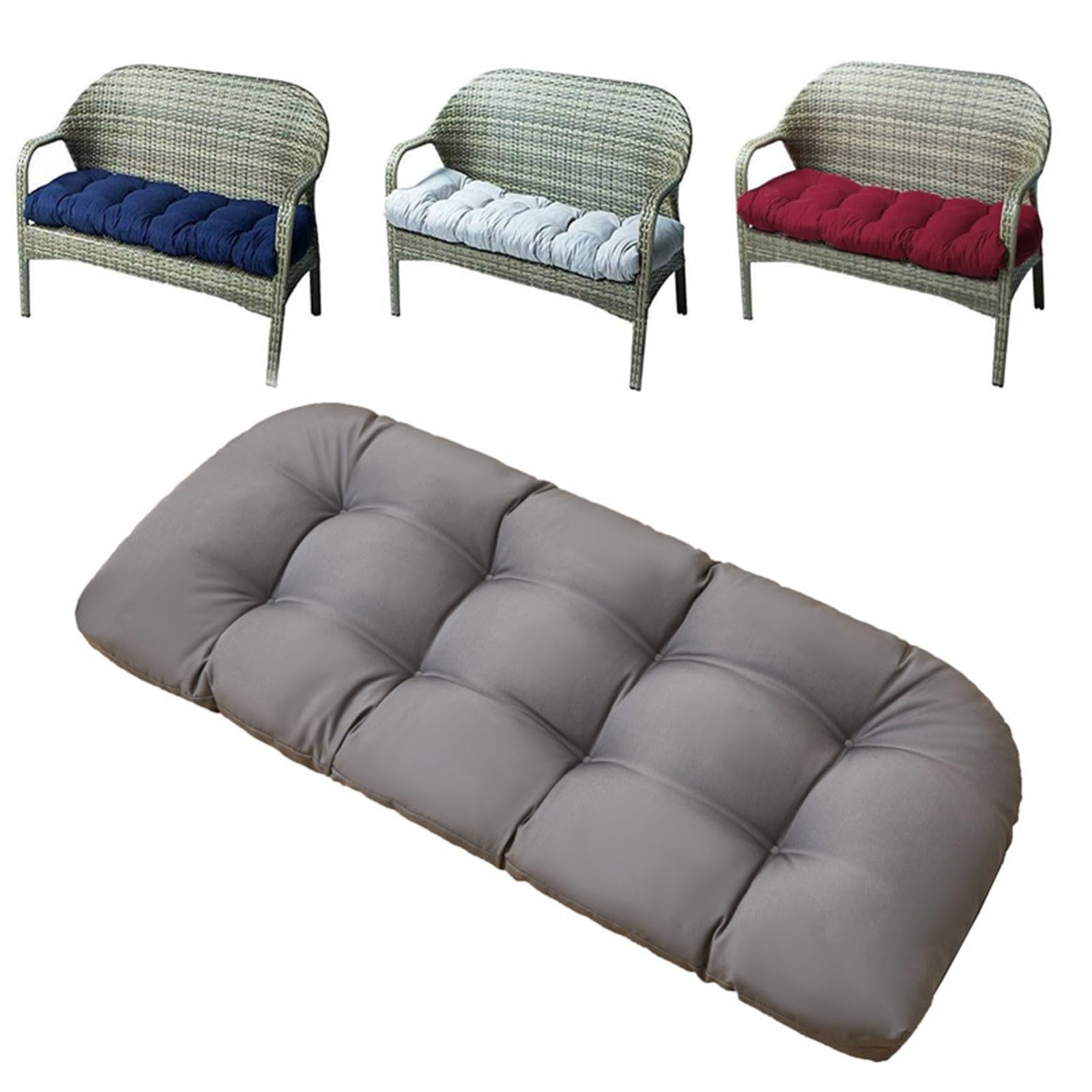 Coussin de banc d'extérieur pour sublimer vos meubles en osier de terrasse