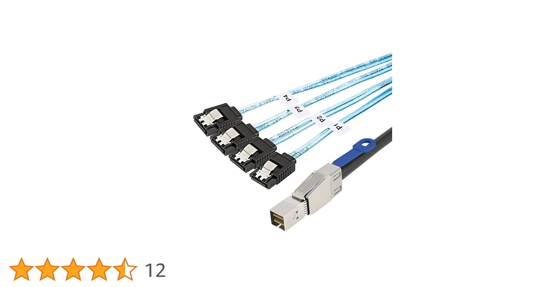 Amazon | SFF-8644 to Sata，CableCreation Mini SASケーブル