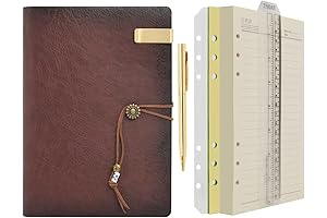 Wonderpool A5 Leather Binder 6 Ring: The Epitome of Organization and Style