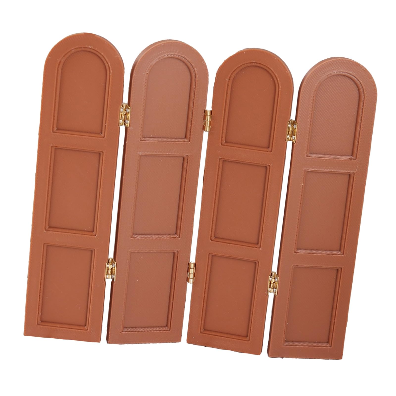 Kaeltsyn 1: 12 Scale Furniture Miniature Folding Screen Room Divider for Doll House with Hinged Panels and Simulation Design Doll House Accessories