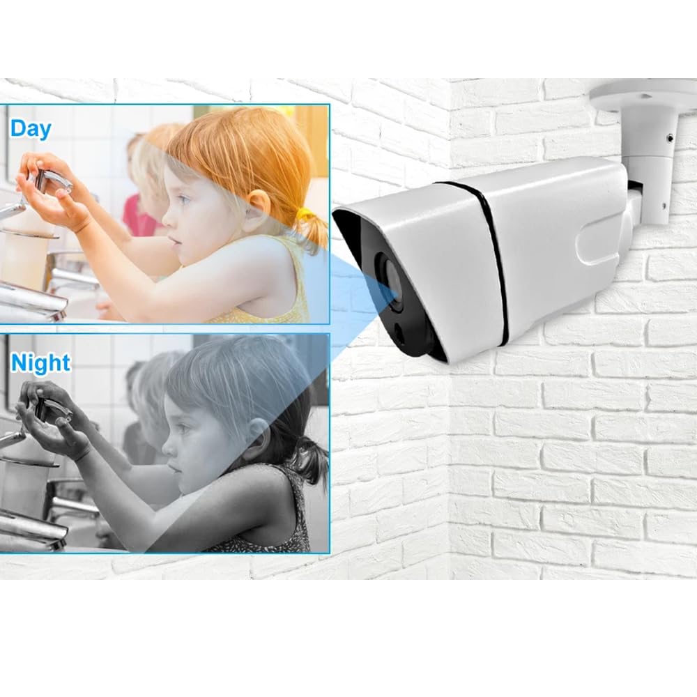 ANJIELO SMART WiFi IP wideo domofon, przewodowa kamera 1080p i 10-calowy monitor dotykowy, zestaw telefonu do drzwi, dwukierunkowy dźwięk do domu, Tuya (kamera)