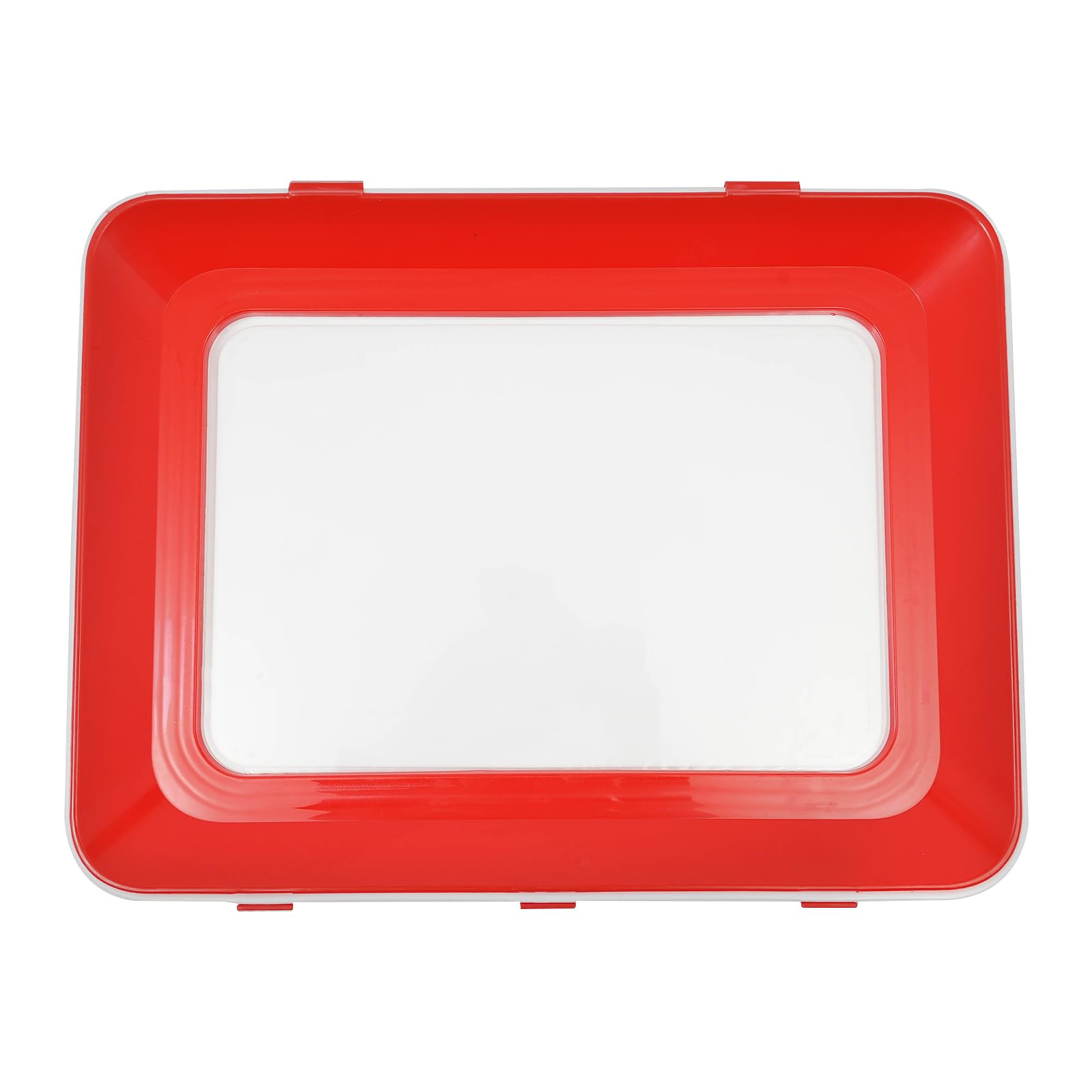 Contenedores de almacenamiento de alimentos, paquete de 8 unidades, plástico PP, sin BPA, película adhesiva hermética incluida, apilable, 30 x 22 x 3 cm, organizador de nevera de gran