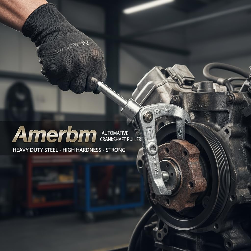 4-Piece Gear Puller Set, Heavy Duty 2 and 3 Legged Hub Pulley Puller Bearing Separator Kit (3" 4" 6" 8") for Removing Flywheels, Sprockets, Ball Races and Gears - Pro Mechanical Removal Tools