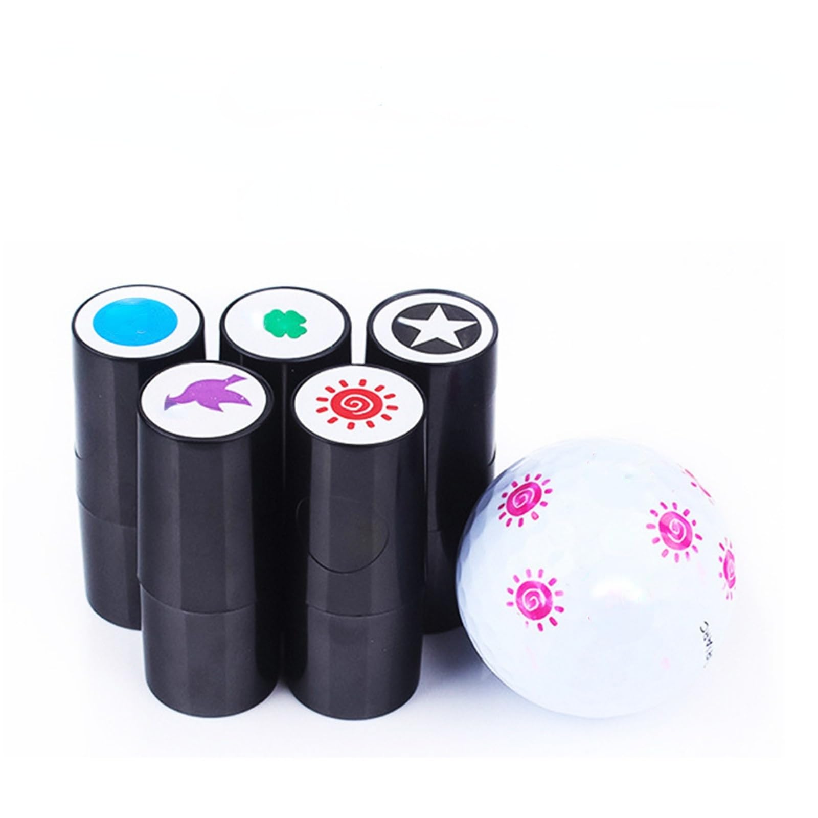 Sello de pelota de golf personalizado con monograma reutilizable para golfistas