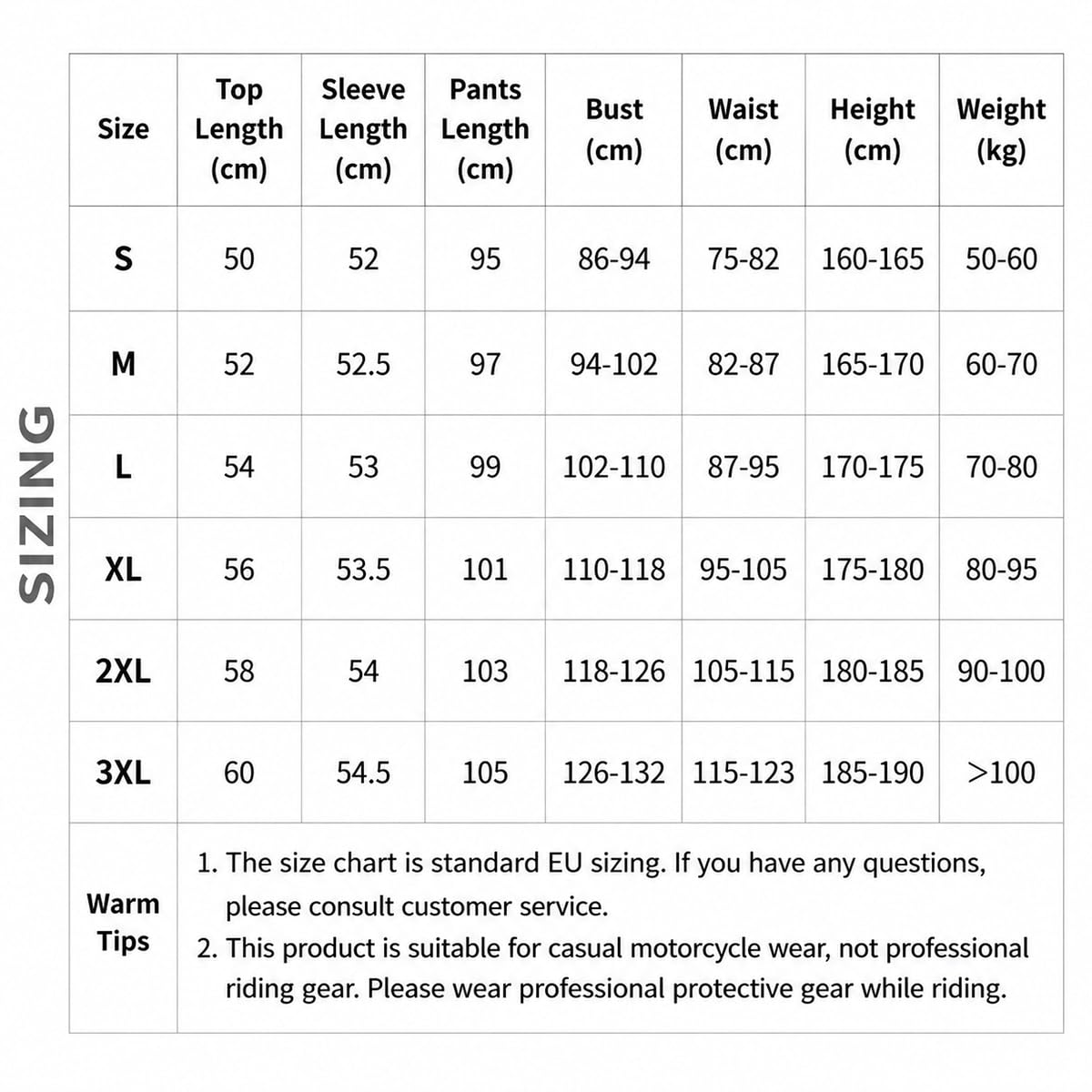 Conjunto moto hombre con chaqueta y pantalón, protecciones CE extraíbles, equipamiento protector transpirable con pantalones stretch para turismo, rutas y uso diario(Size:XXXL,Color:White Black1)