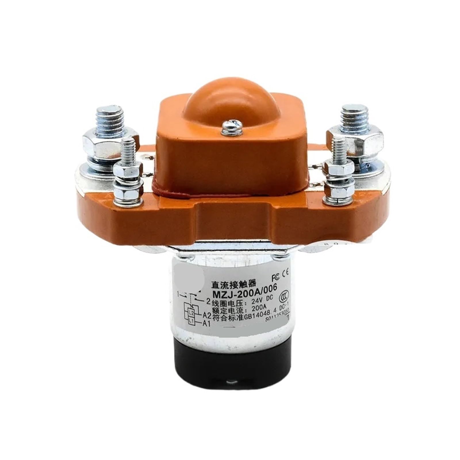 NACODLUL MZJ-200A ZJ200A SZJ200A DC24V 48V 12V DC Contactor(12V)
