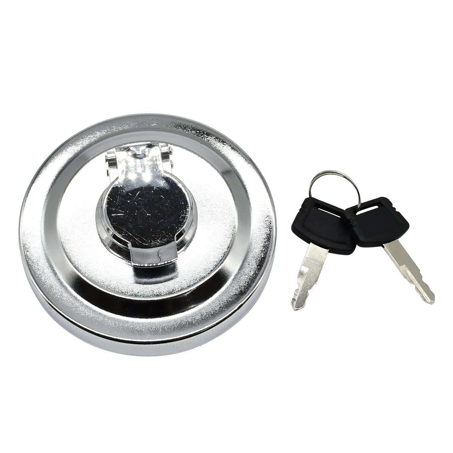 Verrouillable Bouchon Du Réservoir De Carburant avec 2 800R Touches 4361638 AT321249 Compatible avec John Deere Pelle 70D 490D 790D 992DLC Compatible avec Hitachi Pelle EX120-2