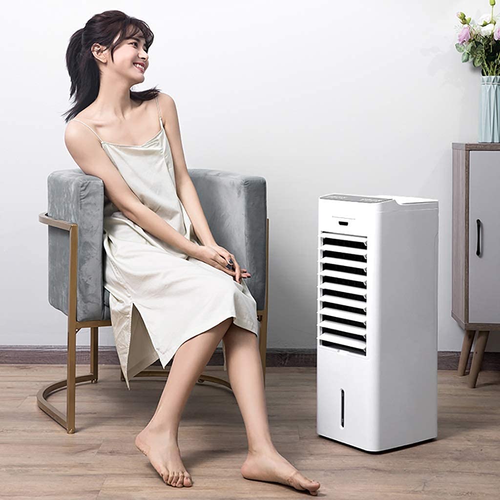 Enfriador de Aire para Oficina en casa Enfriador de Aire de 9000 BTU Unidad de Aire Acondicionado portátil Tres en uno, Aire Acondicionado móvil con Pantalla LED, Control
