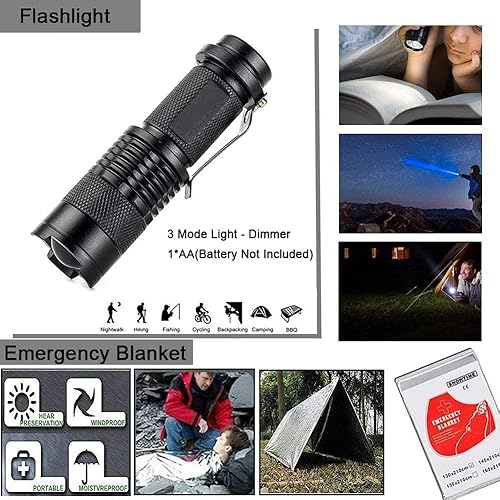 Miniatura 6 de Regalos para hombres, papá, cumpleaños, Navidad, día del padre, equipo y equipo de supervivencia, equipo único de campamento, caza, senderismo, al