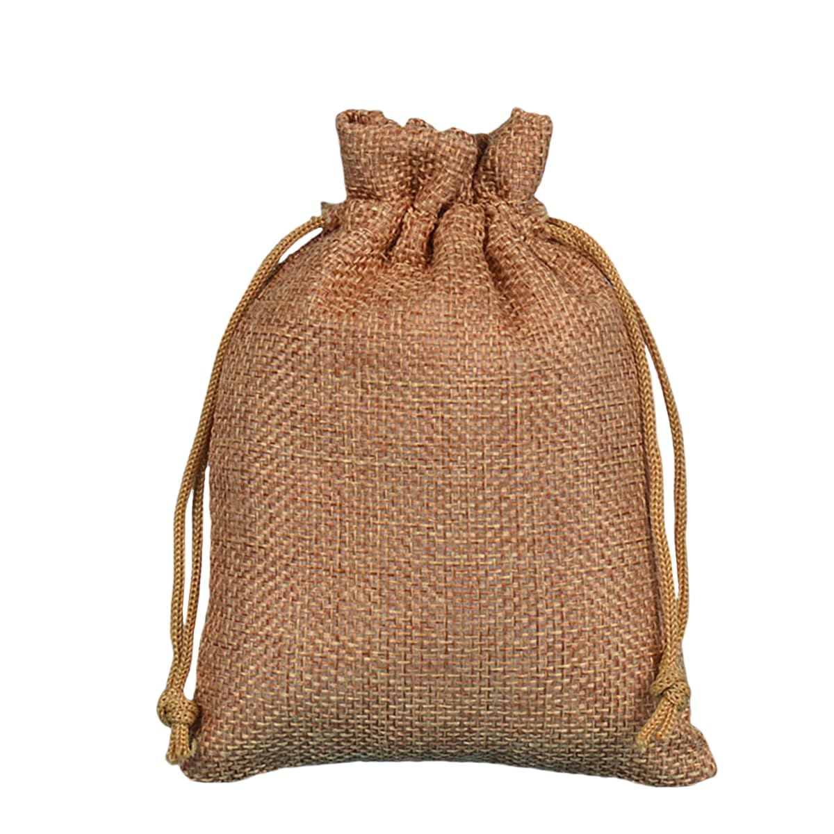 25 Stück Leinen-Säckchen Baumwollbeutel, Sack Beutel, Leinenbeutel, Adventskalender Verpackung Leinenbeutel, Geschenksäckchen Schmuckbeutel für DIY, Halloween, Weihnachten, Ostern (Braun, 20x30cm)