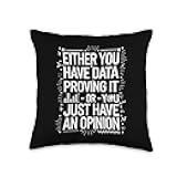 Data Science Design For Statistician And Data Scientist Throw Pillow