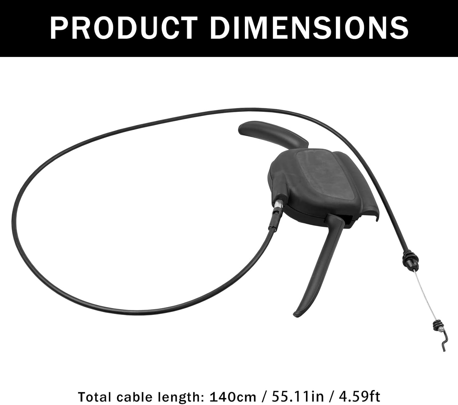Gledewen 589818808 Mower Control Cable Handle Replacement for Husqvarna HU700H HU700L HU725AWD HU725BBC HU800AWD Lawn Mower Control Cable Replace# 581950505 501408102