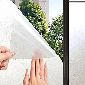Pelicula Adesiva Jateada Impermeável Liso Fosco 3m x 60cm – Vinil Privacidade para Vidros de Box, Janelas, Sacadas e Portas | Bloqueia a Visão sem Escurecer o Ambiente