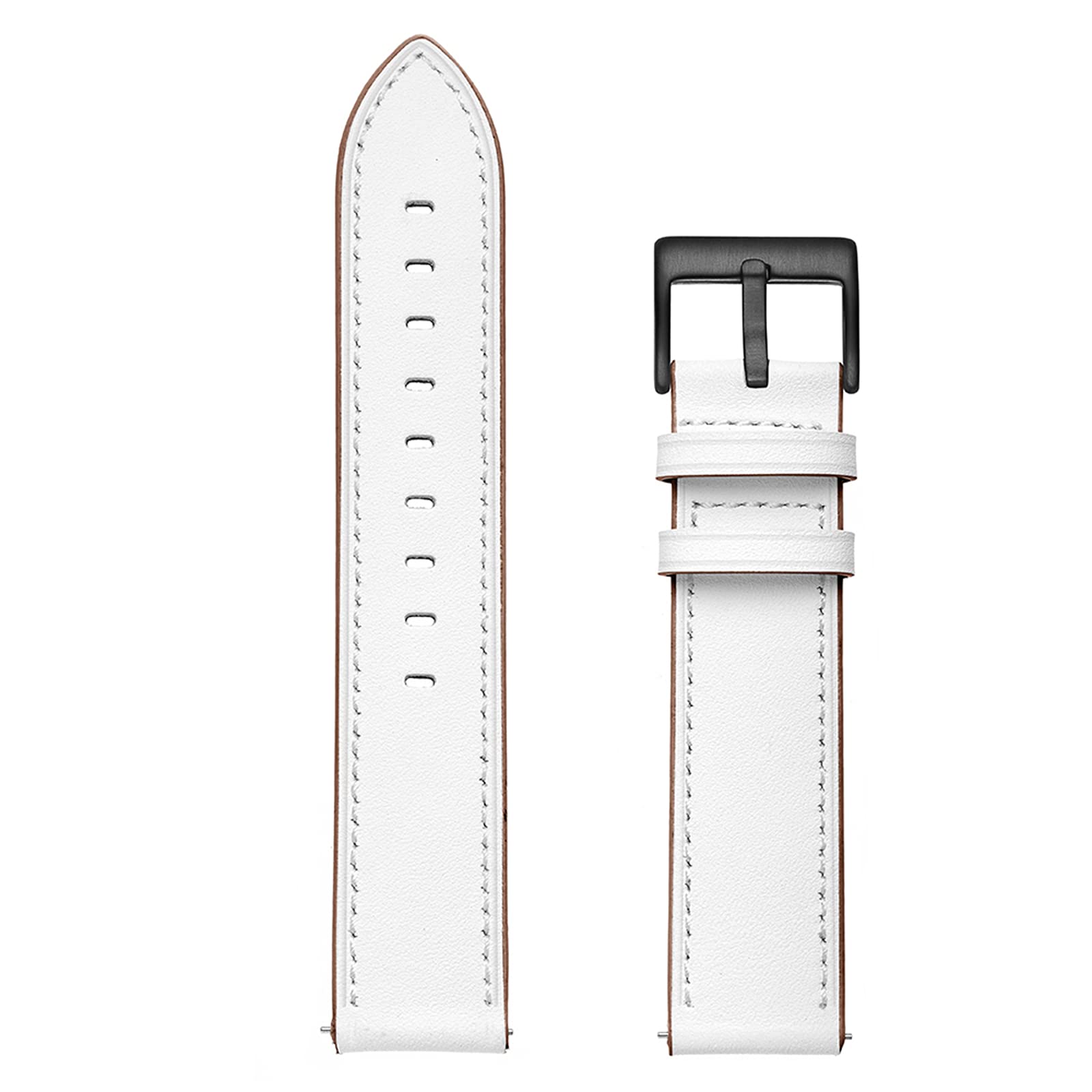 Correas de cuero para Amazfit GTS 4 / GTS 4 Mini/GTS 3 / GTS2 / GTS 2e, 20 mm de liberación rápida correas de reloj de repuesto para Amazfit Bip 3 Pro/Bip U Pro/Bip/Bip Lite/Bip S