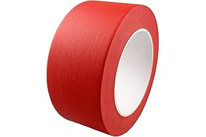 2 Inch Red Paper Tape – Renowned for Precision Masking in Various Creative Endeavors
