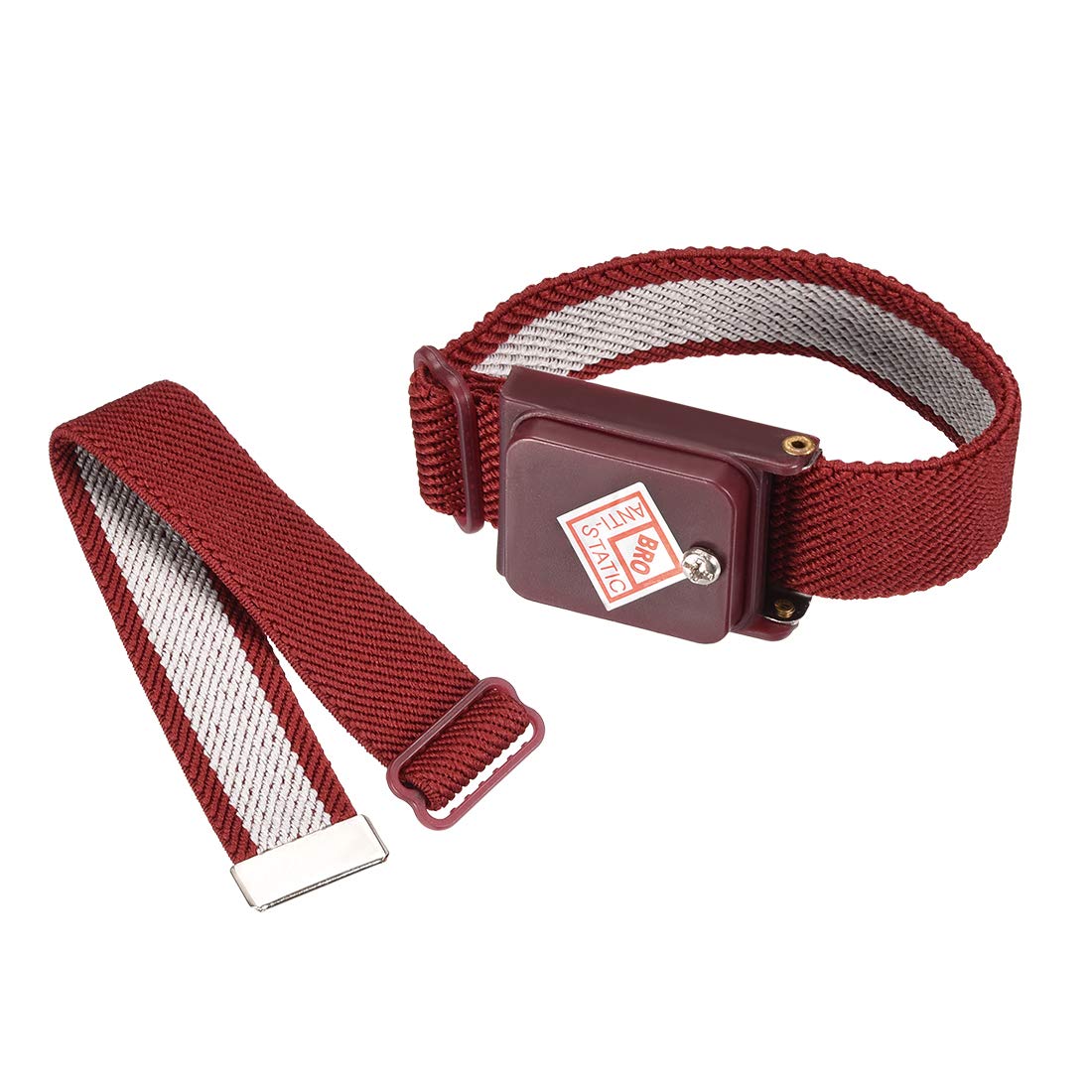 uxcell Cordless Anti Static ESD Wrist Strap, Wireless Antistatic Wristband Discharge Band Red