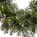 National Tree Company Pre-Lit Artificial Christmas Wreath, Green, Norwood Fir, White Lights, Christmas Collection, 30 Inches