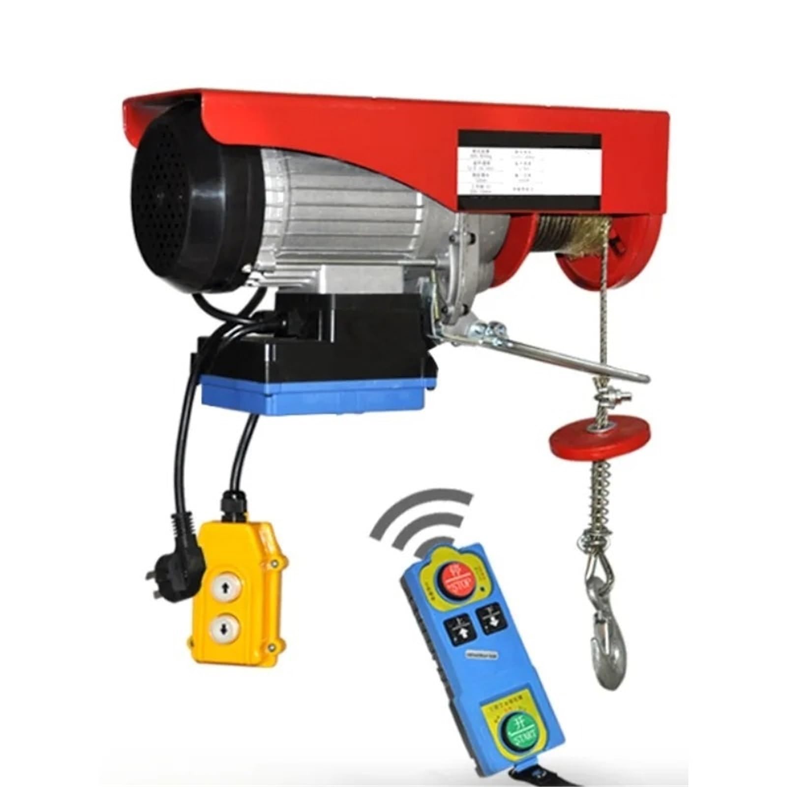 Elektro-Seilzug Heben Sie Einen Kleinen Mobilen Windenkran Für Den Haushalt An(PA600KG-12M WIRE ROPE)