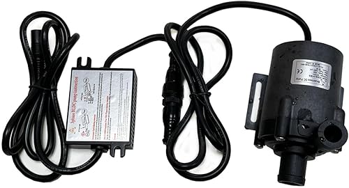 Vista 8 de SHYSKY DC55B-24160S 24V DC Micro Bomba de presión de agua sin escobillas 80W 52.5 ft 52 ft Lift 2400 LPH, bajo nivel de ruido eficiente de energía