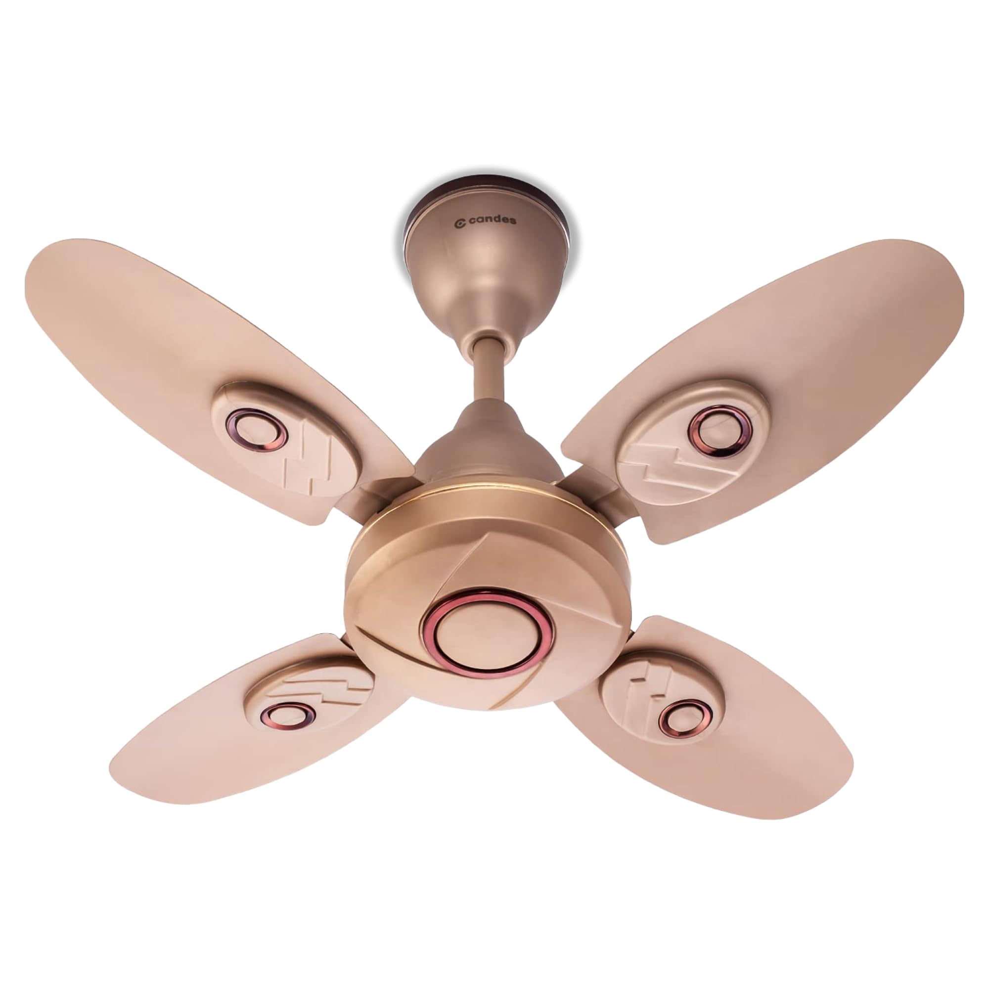Candes Nexo 600 mm /24 inch High Speed Ceiling Fan | BEE Star Rated, High Air Delivery & Energy Saving | Small Fan for Kitchen, Balcony & Small Room | 1+1 Year Warranty | Golden (B0BHTDQK7T) Amazon Price History, Amazon Price Tracker