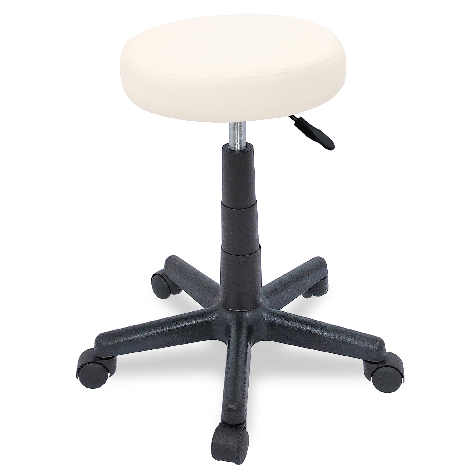 BELTOM® Camilla DE Masaje 3 Zonas PORTATIL + Taburete + Bolsa X Mesa Cama Banco Plegable - Crema