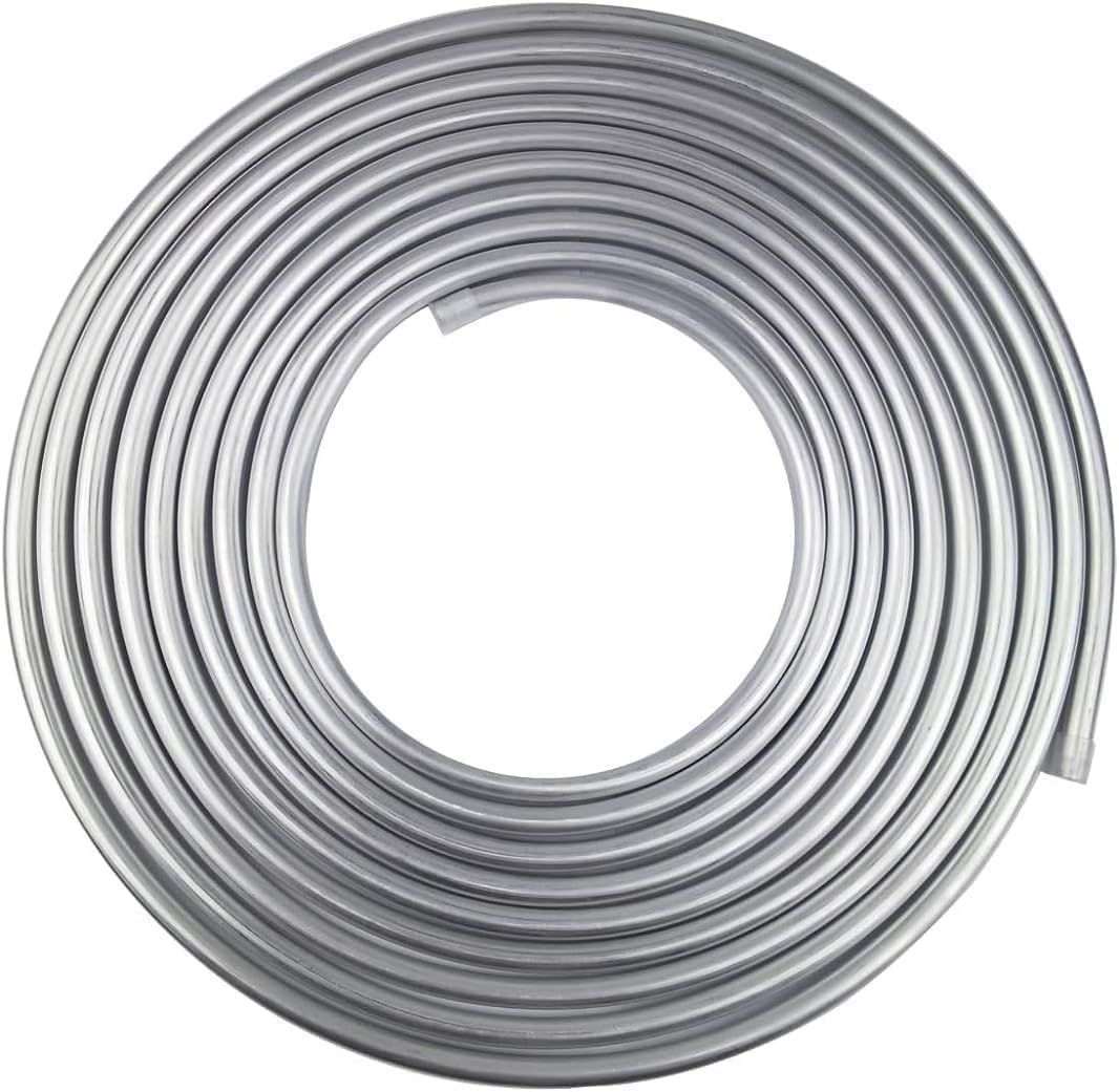 Aluminium 3/8 Inch OD x 50FT Fuel Line, 3003 Grade, 800 PSI Max Working Pressure