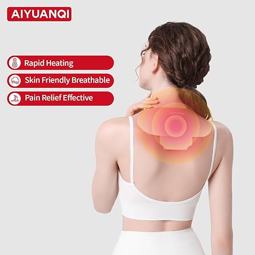 Miniatura 3 de Parches térmicos a base de hierbas, parches adhesivos de artemisa con aceite esencial, almohadilla portátil de terapia de calor para todo el cuerpo,