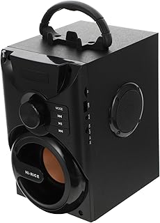 UKCOCO Tabletop Soundbox 1pc Soundbox Speaker Speakers for Desktop Out Door Speakers Sound Bar Outdoor Music Player Sound Box Plastic Lumber Black Outdoor Wireless Soundbox