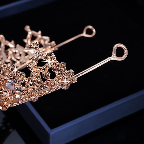 Miniatura 211 de Kamirola - Corona de reina y tiaras corona de princesa para mujeres y niñas, diademas de cristal para novia, princesa para bodas y fiestas (01)