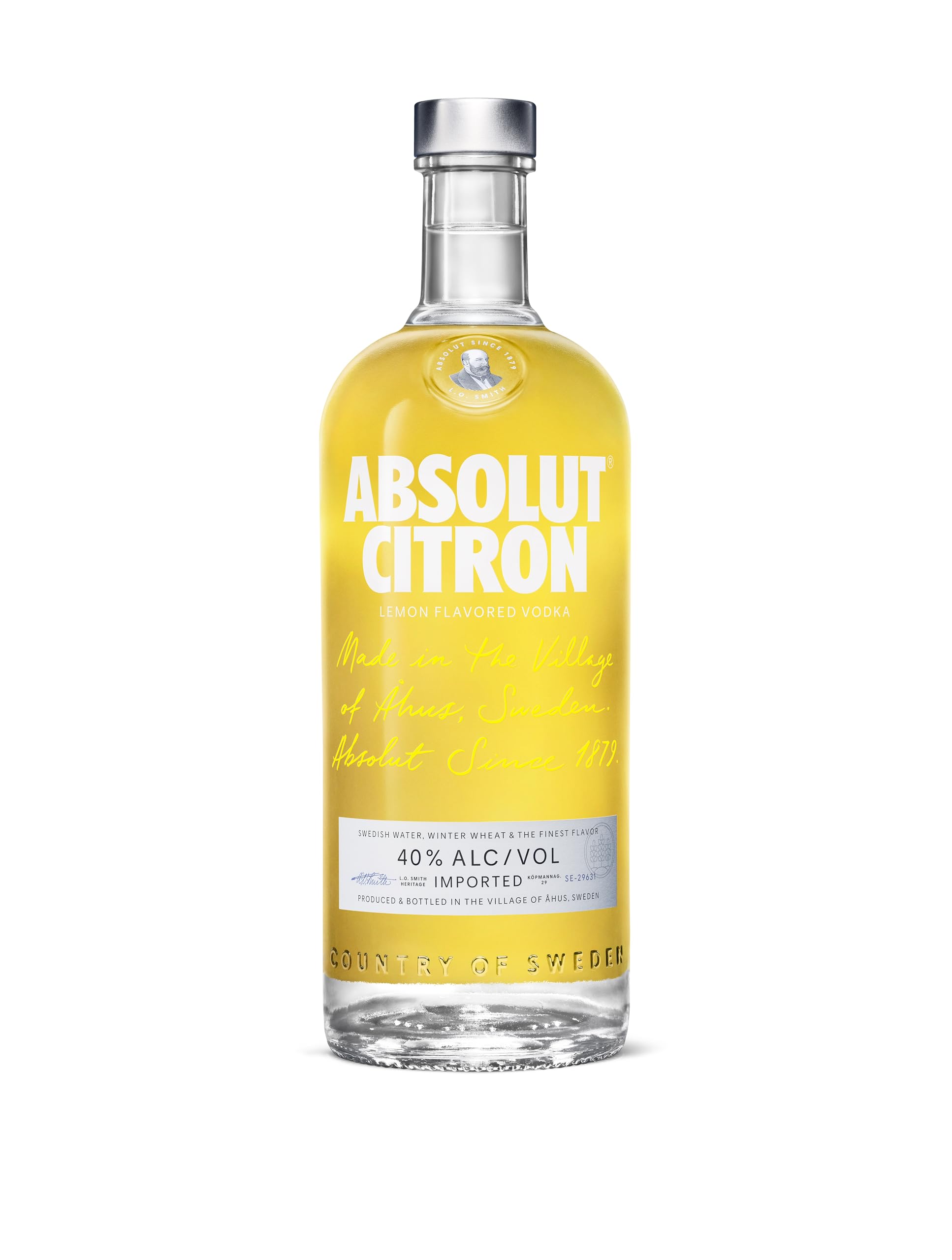 ABSOLUT Citron Vodka 35% 1L : Amazon.sg: Grocery