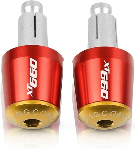 Miniatura 5 de Contrapeso 78 "0.866 in Agarres de manillar de motocicleta extremo de la barra del mango del extremo del tapón para Yamaha XT660E XT660R XT660X