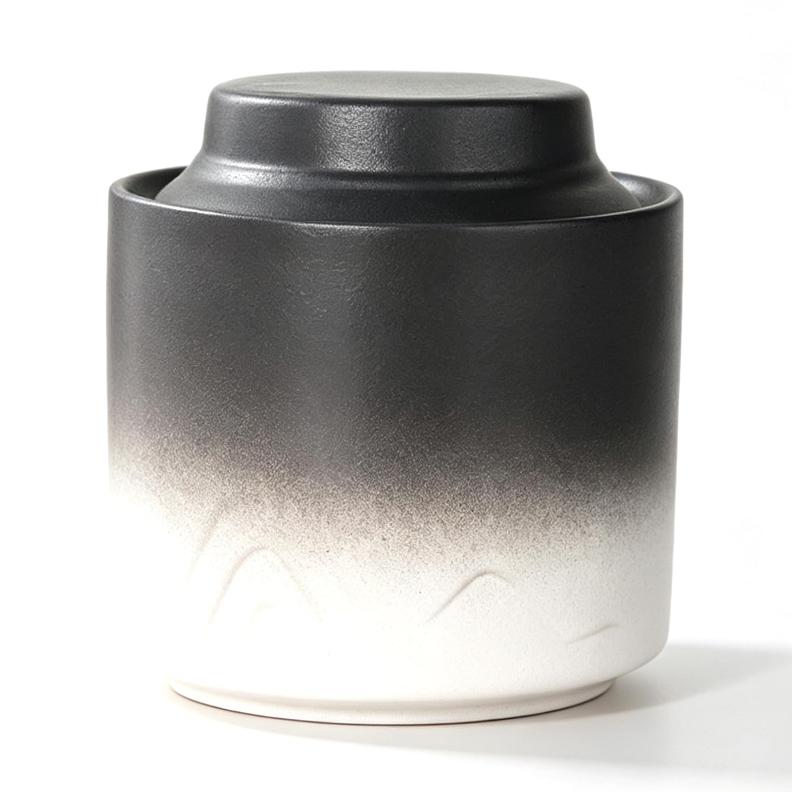 UpGBRF Ceramic Tea Canister Storage Pottery Jar Pantry Organizer 200Ml