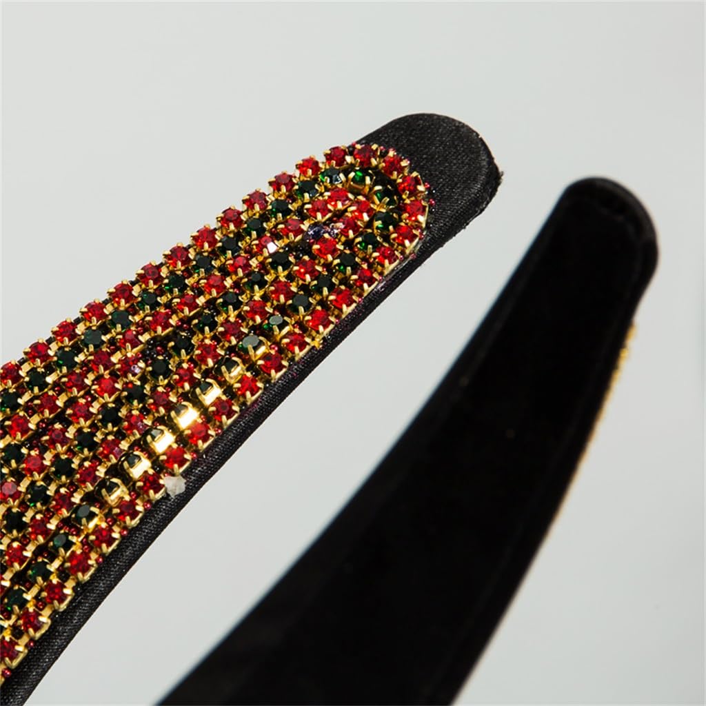 Baroque Colorful Rhinestone Hair Bands Hundreds Of Flowers Walkout Wide Edge Accessories image 4