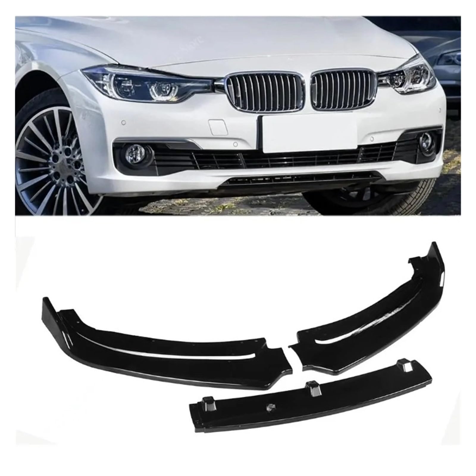 Amazon.co.jp: BMW F30 F31 フロントバンパー リップスポイラー 