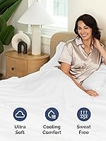 Vista 5 de Juego de sábanas de bolsillo extraprofundo, transpirables, refrescantes, suaves, de ajuste fácil y seguro, sin arrugas y cómodas, para hotel, 4