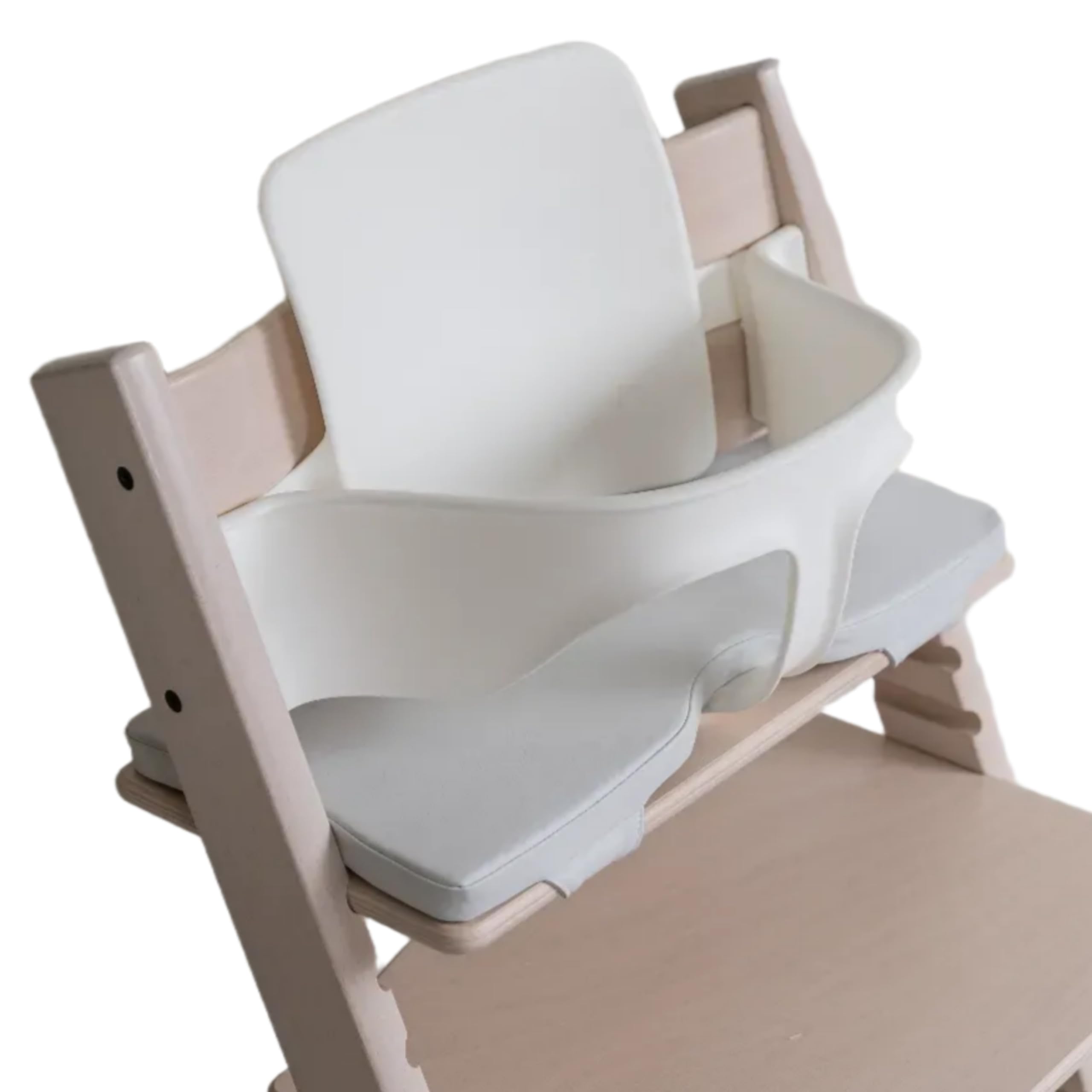 COZYKIDS Tripp Trapp Compatible Baby Cushion | Waterproof High Chair Cushion | Soft Foam Padding (Cream Gray, Baby)