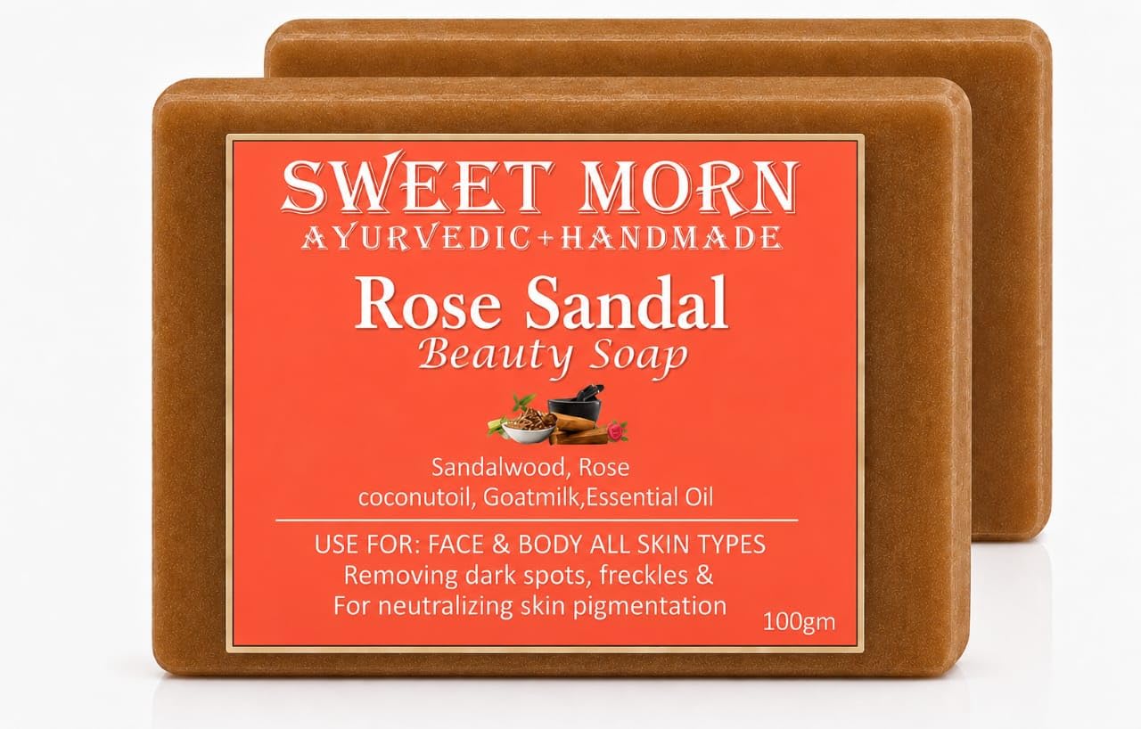 Enjoy the goodness of Rose and Sandalwood with beauty soap that cleanses, moisturizes and refreshes skin from head to toe every day 100 gm (Pack of 2)-image-45